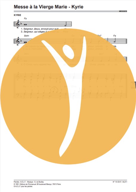 Messe à la Vierge Marie – Kyrie [PARTIEV]